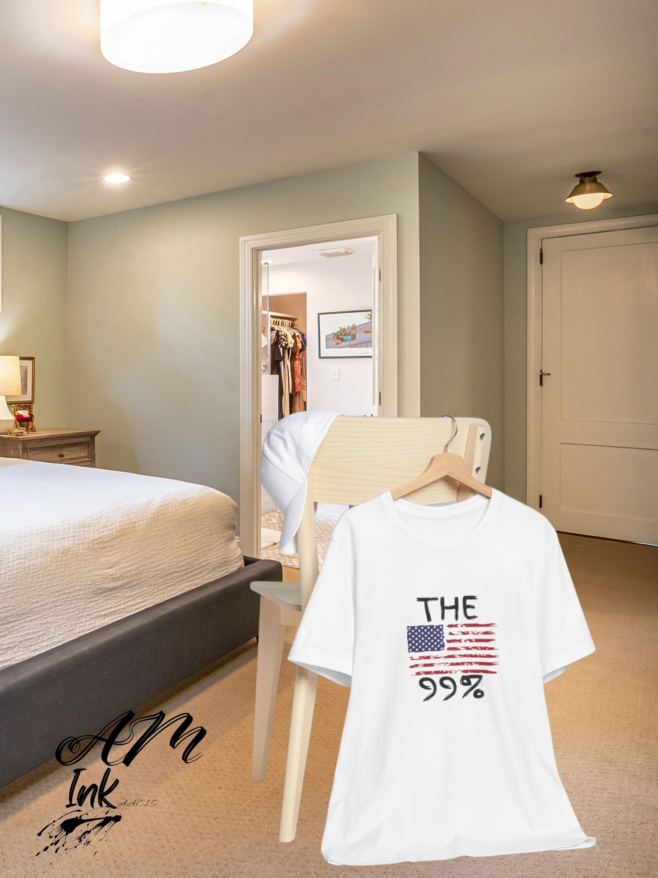 THE 99%  American Flag T Shirt