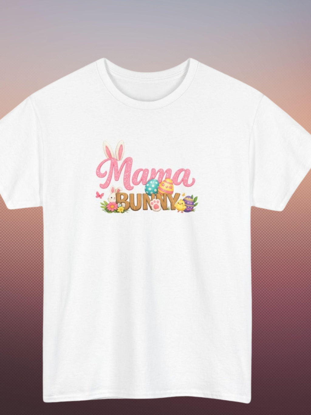 Mama Bunny T-Shirt | Pastel Floral Easter Graphic Tee