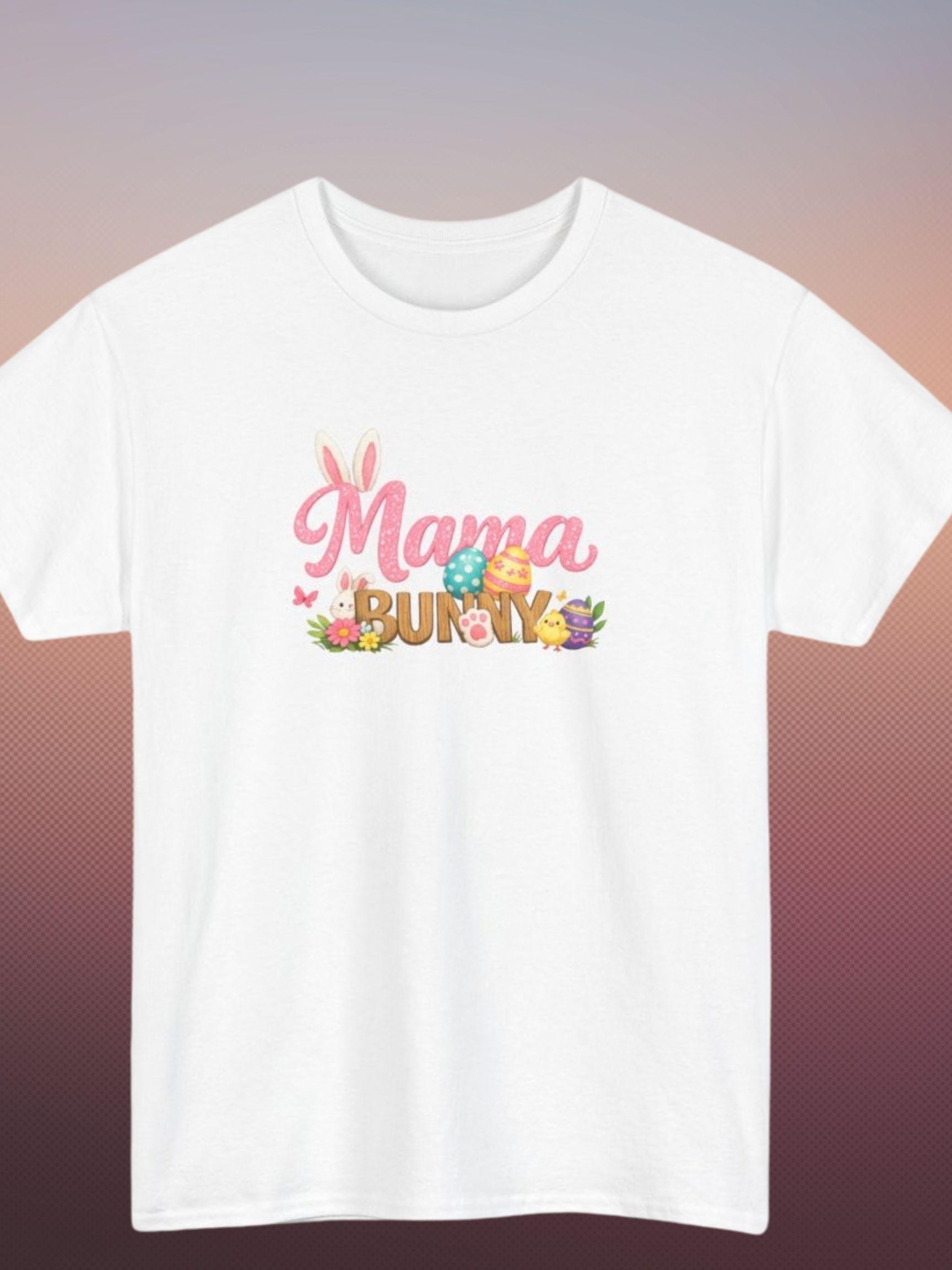 Mama Bunny T-Shirt | Pastel Floral Easter Graphic Tee