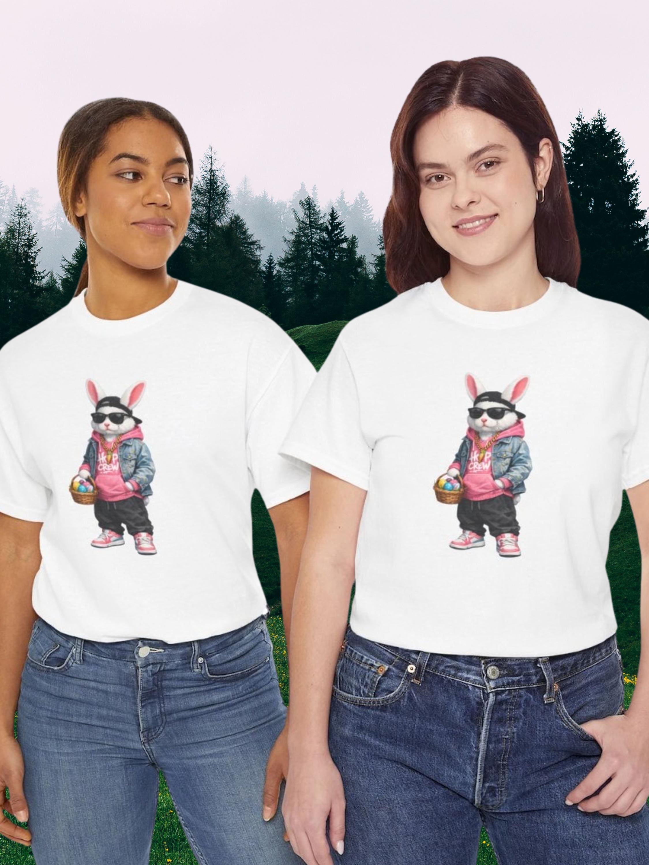 Hip Hop Bunny Easter Shirt | Urban Streetwear Rabbit Graphic Tee