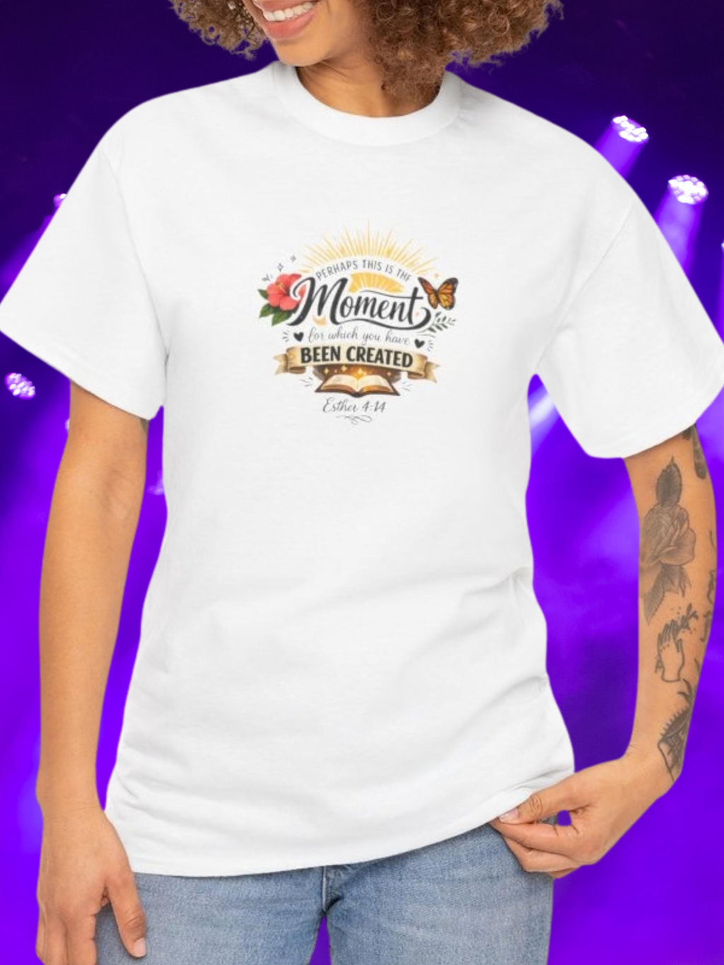 Christian T-Shirt – Esther 4:14 Inspirational Faith Tee