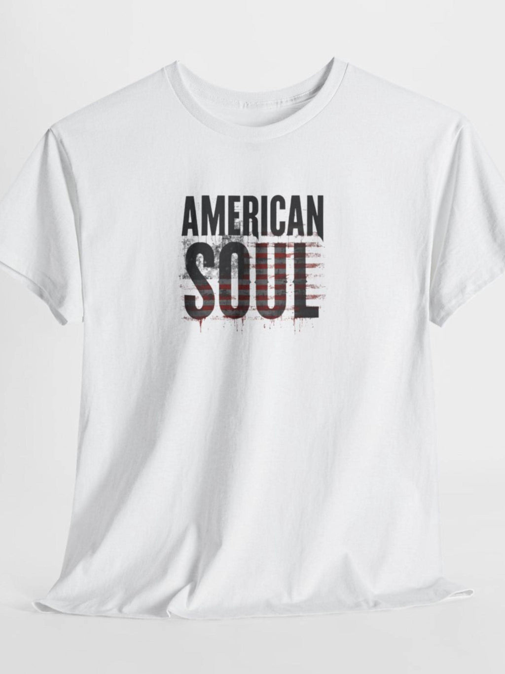 American Soul Flag Graphic Tee | Vintage Americana Streetwear Shirt