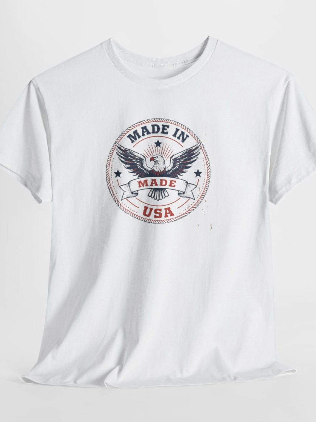 Vintage Eagle Seal T-Shirt | Distressed USA American Flag Graphic Tee