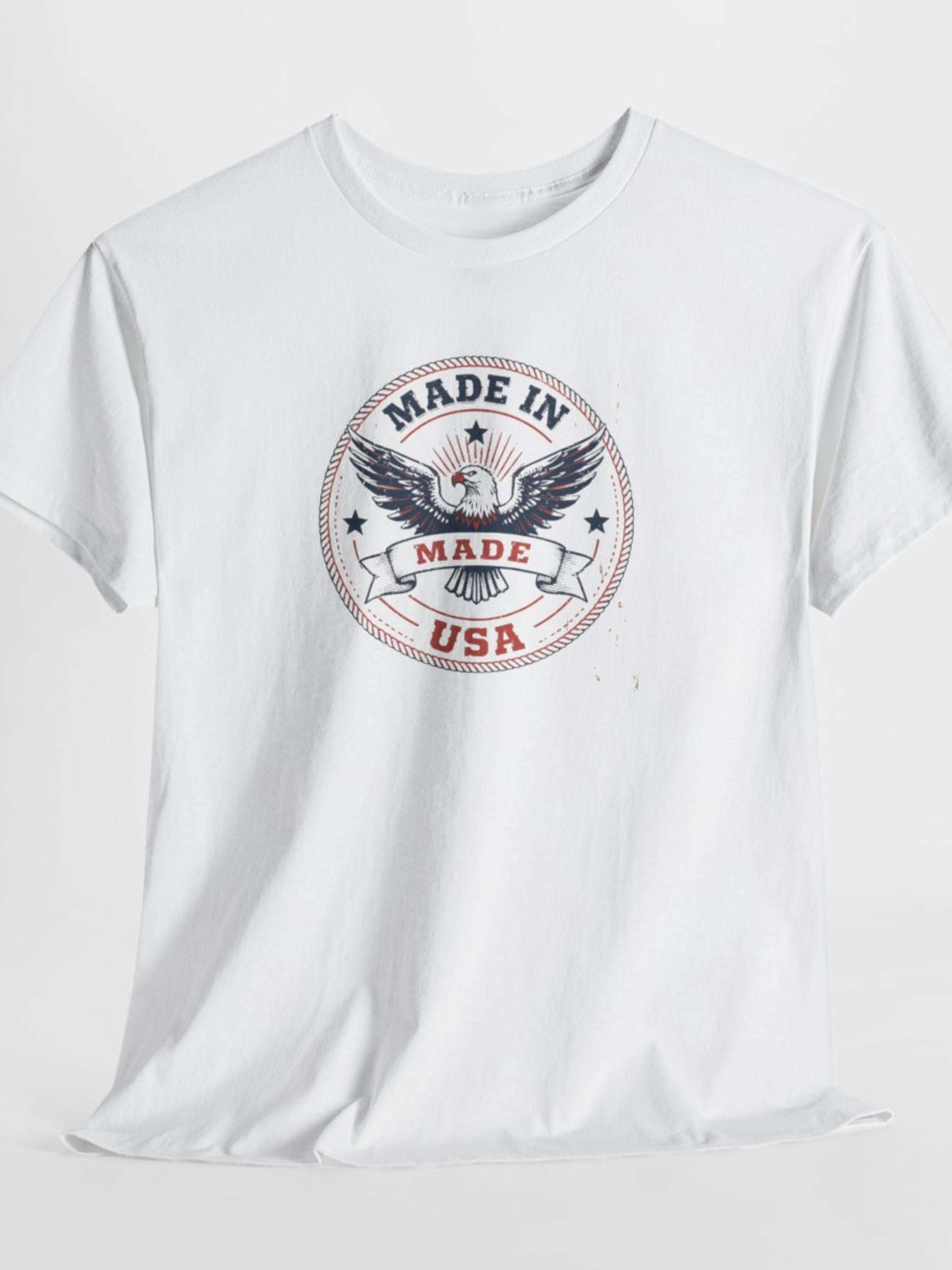 Vintage Eagle Seal T-Shirt | Distressed USA American Flag Graphic Tee