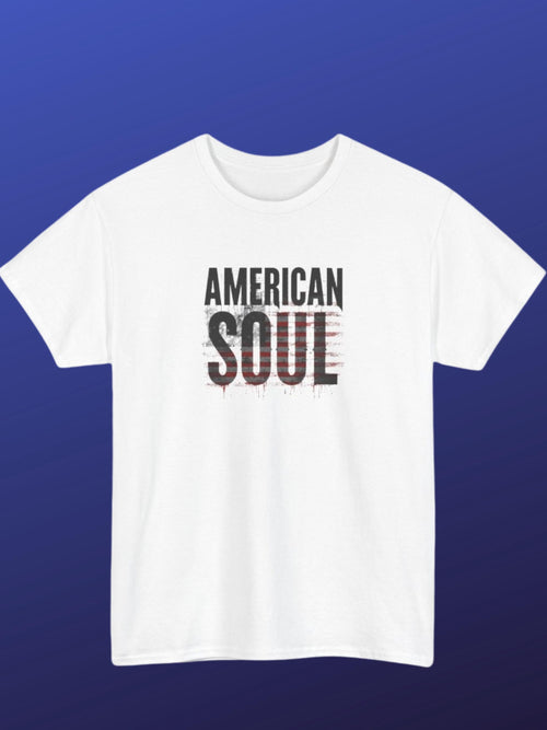 American Soul Flag Graphic Tee | Vintage Americana Streetwear Shirt