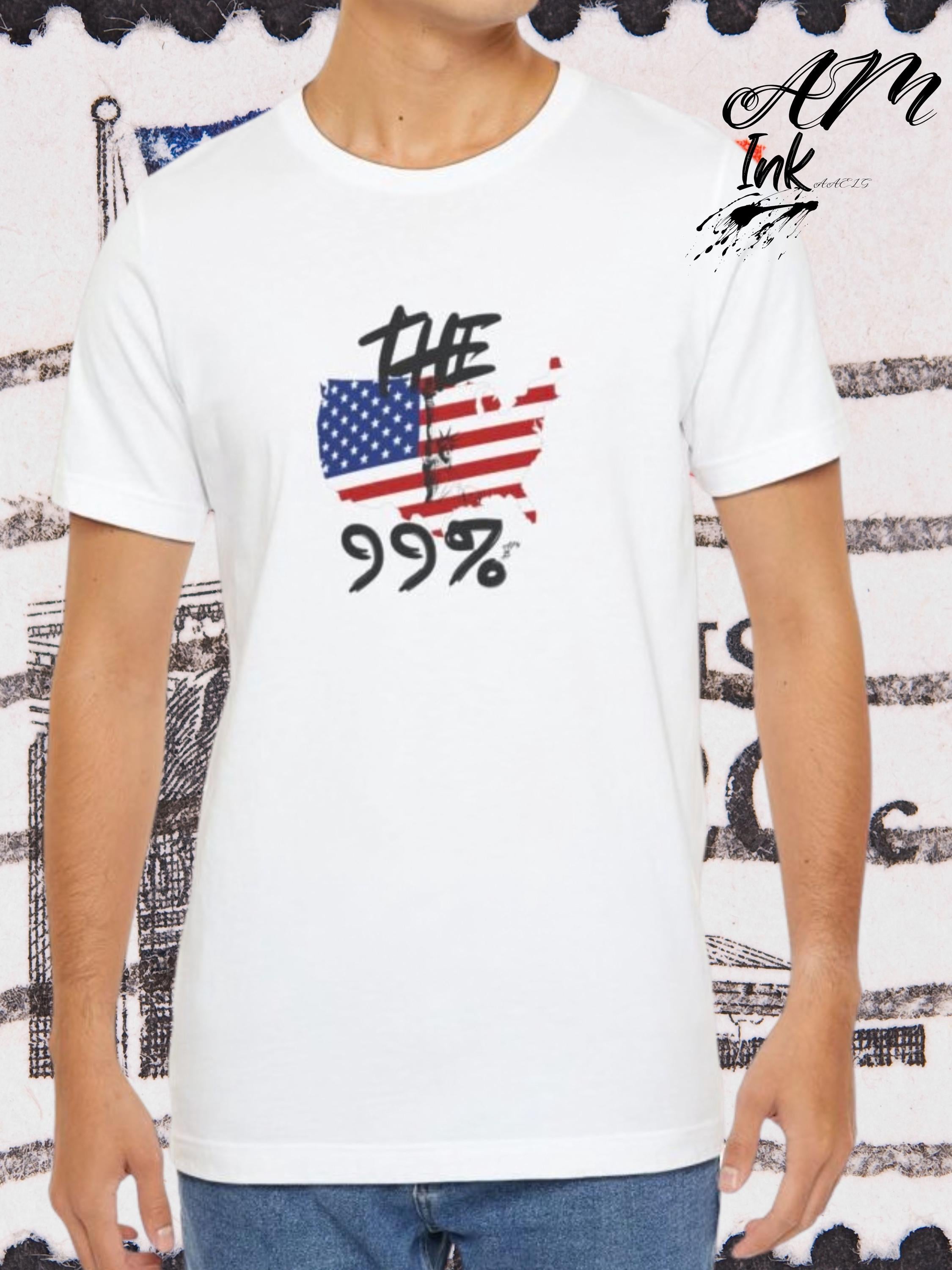 99% American Flag Graphic Tee - Patriotic USA Pride Shirt