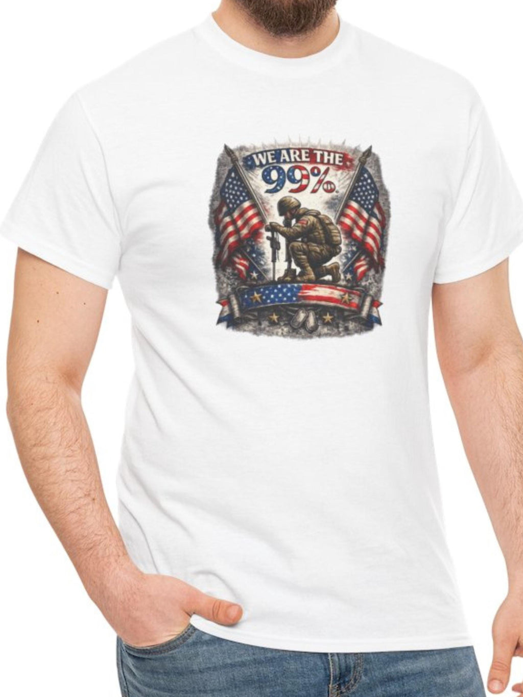 Veteran T-Shirt | Patriotic Soldier Graphic Tee, American Pride