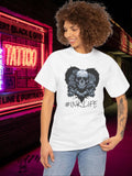 Gothic Skull with Roses Tattoo Lovers INK LIFE Tee