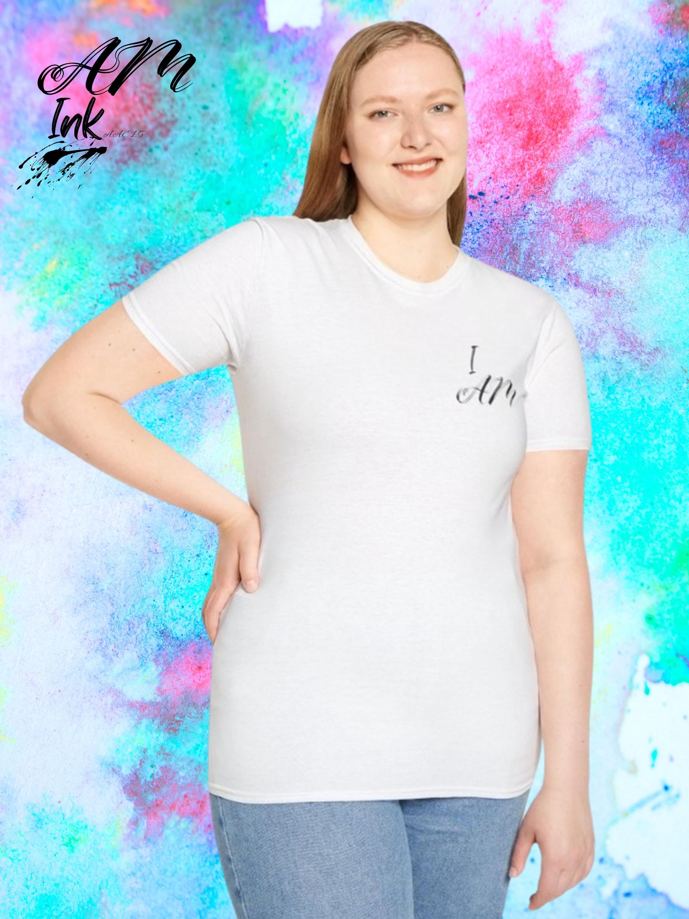 I AM Self-Made S Spiral Typography T-Shirt |AFFIRMATION Vintage Graphic Tee