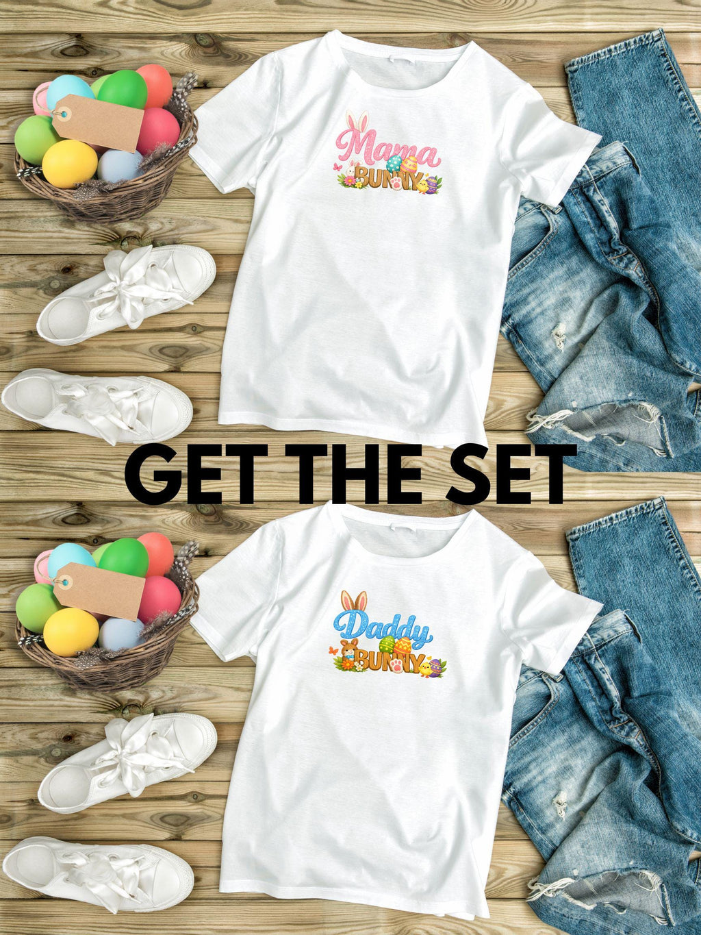 Mama Bunny T-Shirt | Pastel Floral Easter Graphic Tee