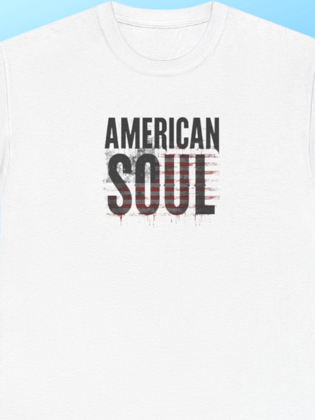 American Soul Flag Graphic Tee | Vintage Americana Streetwear Shirt