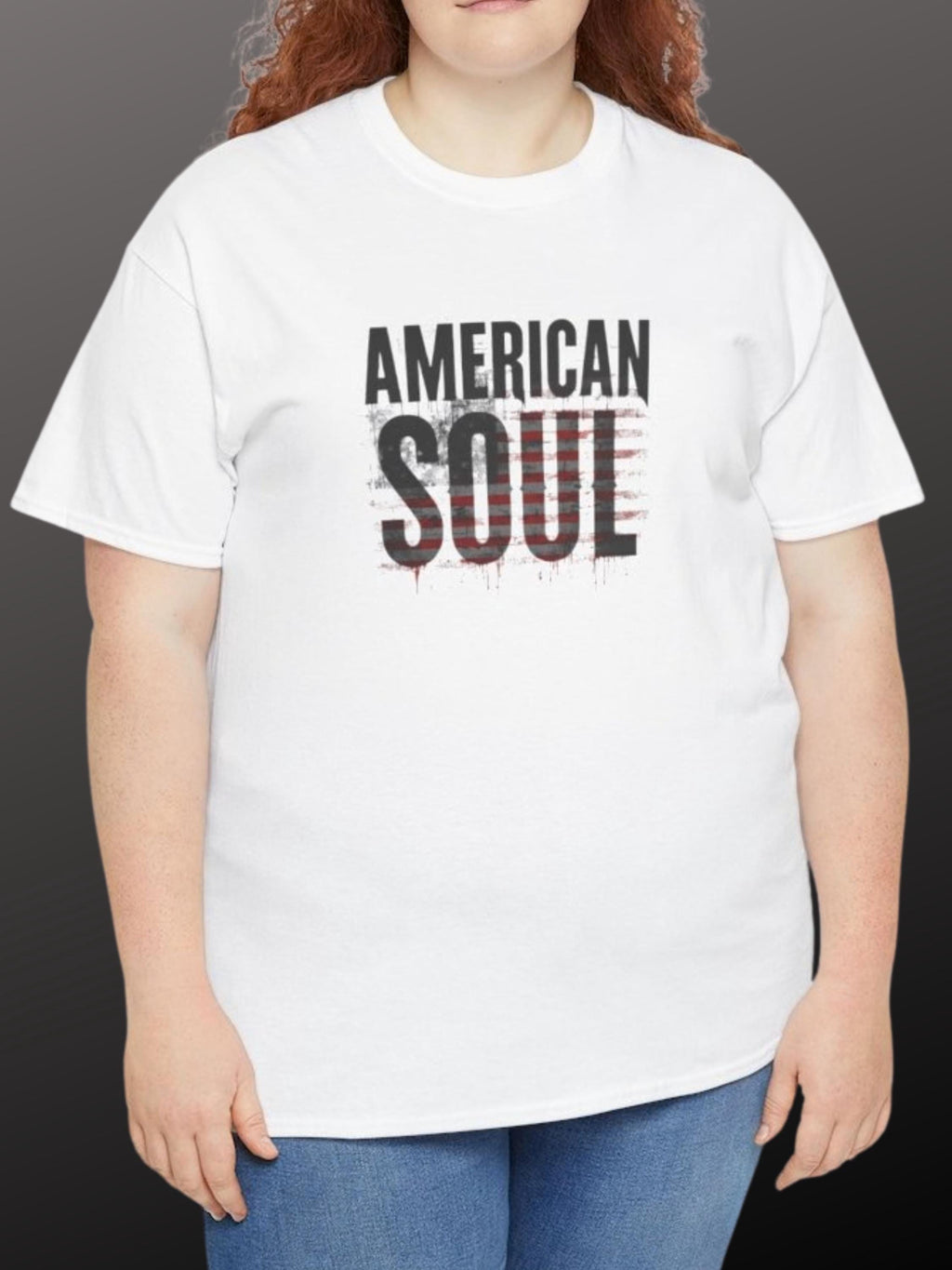 American Soul Flag Graphic Tee | Vintage Americana Streetwear Shirt