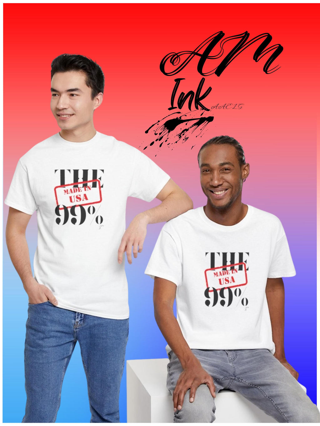 Made in USA Graphic Tee, Patriotic American Pride Shirt