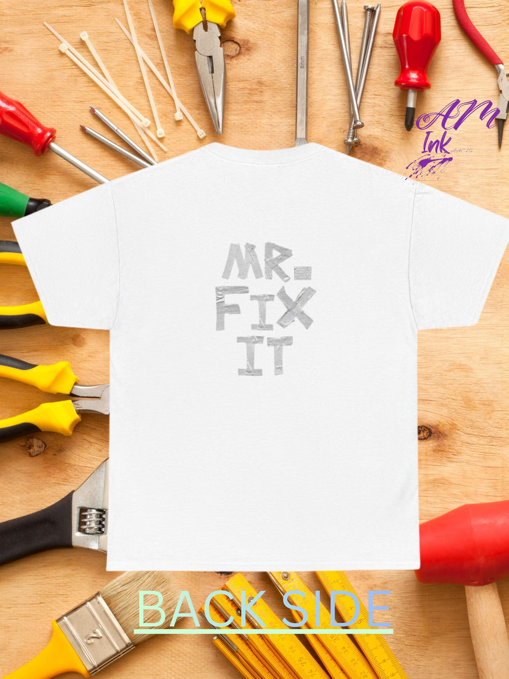 I AM MR. Fix IT T-Shirt | Handyman duct tape-Inspired affirmation Graphic Tee