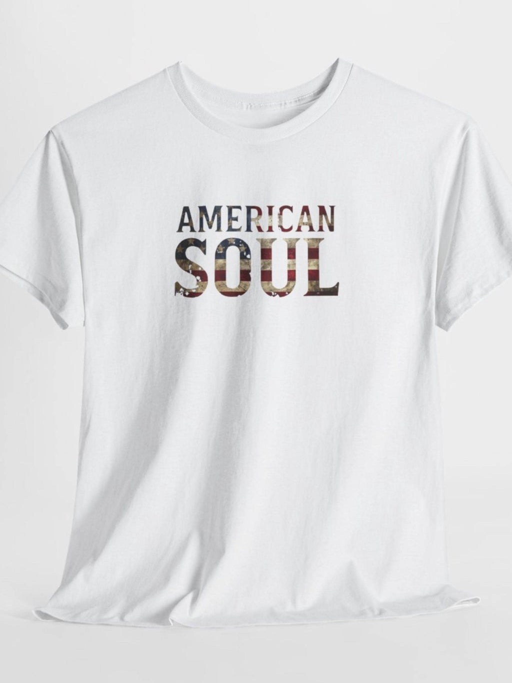 American Soul T-Shirt | Vintage USA Flag Graphic Tee, Patriotic Pride Shirt