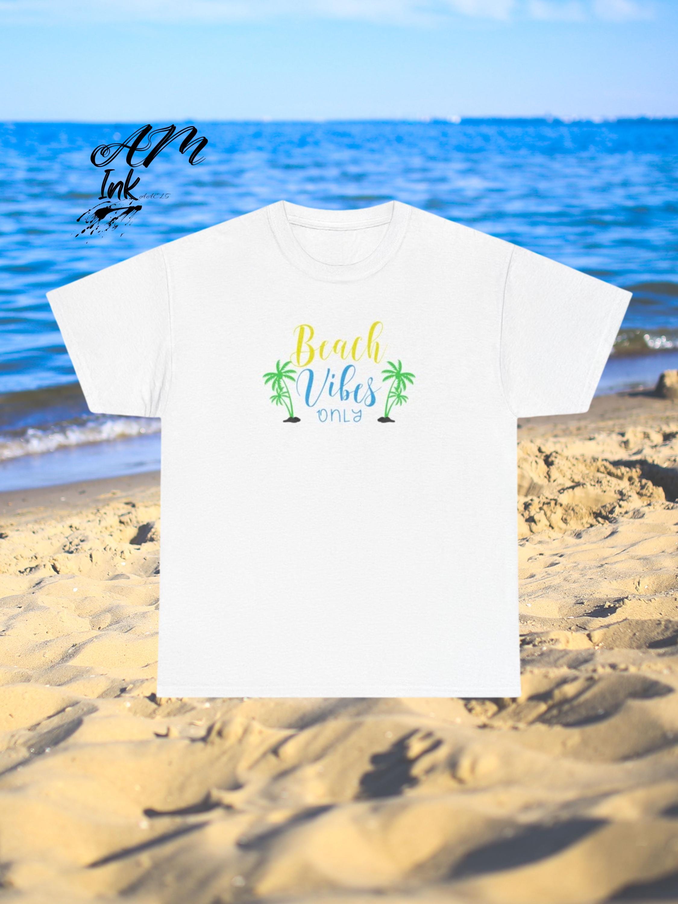 Tropical Palm Sunset T-Shirt, Beach Vibes Graphic Tee, Summer Vacation